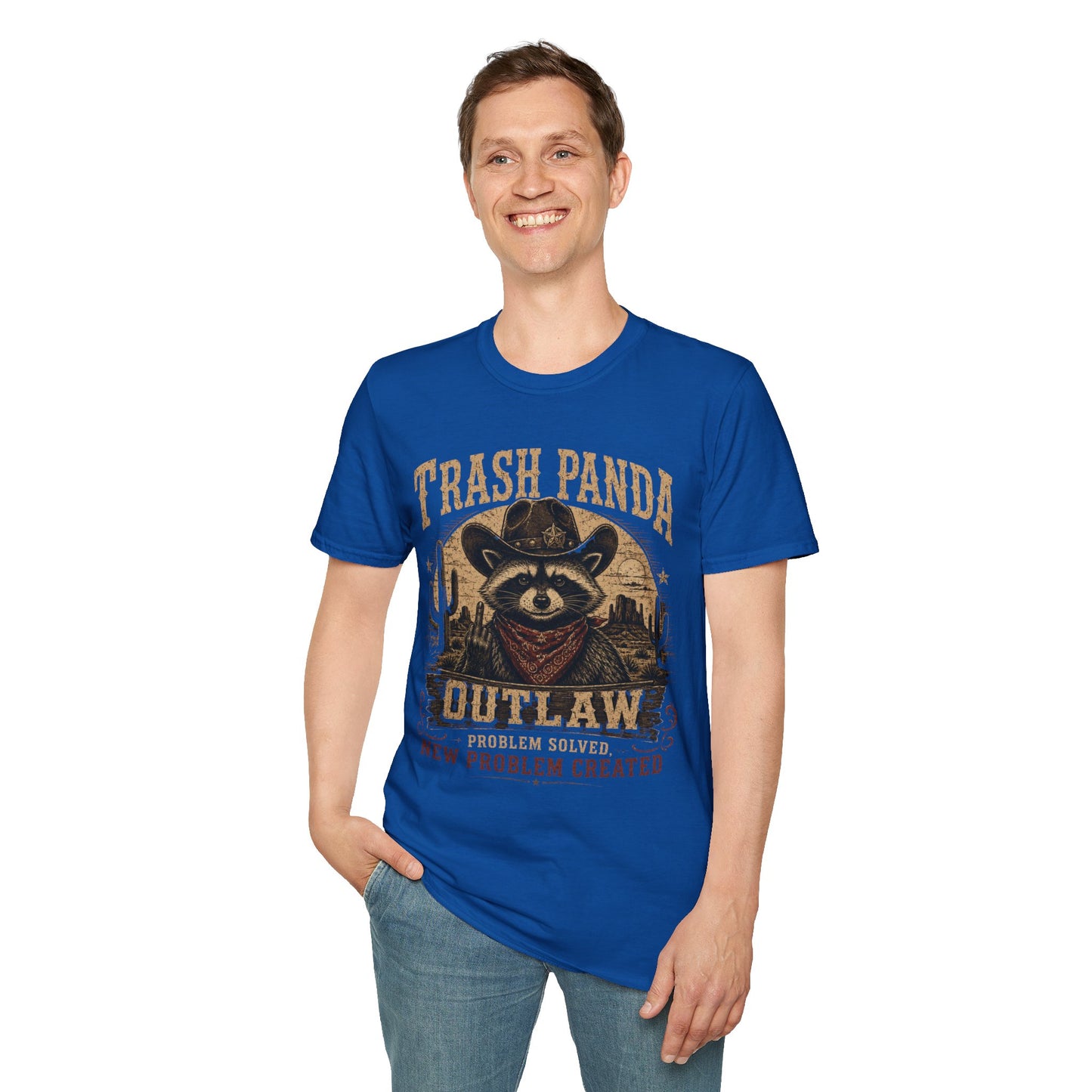 Trash Panda Outlaw (Offensive) Cowboy T-Shirt