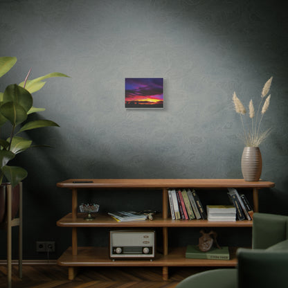 Farm Sunset Matte Canvas Art