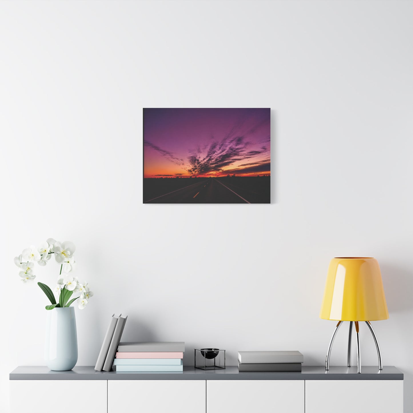 Backroad Sunset Matte Canvas