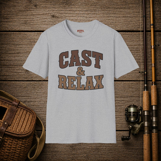 Cast And Relax  Adult T-Shirt