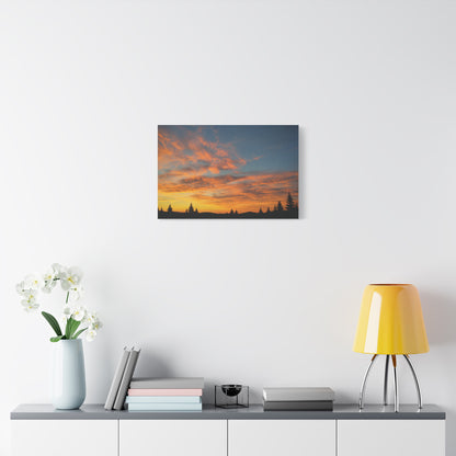 Country Sunrise  Matte Canvas Art