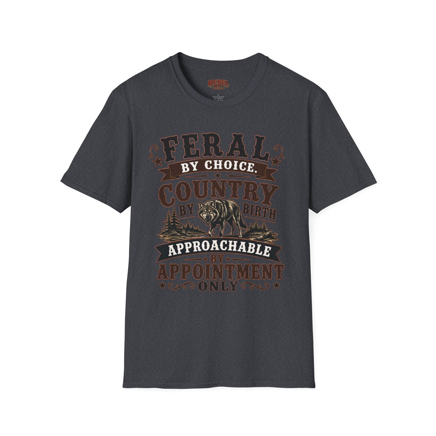 Feral By Choice  Adult Size T-Shirt
