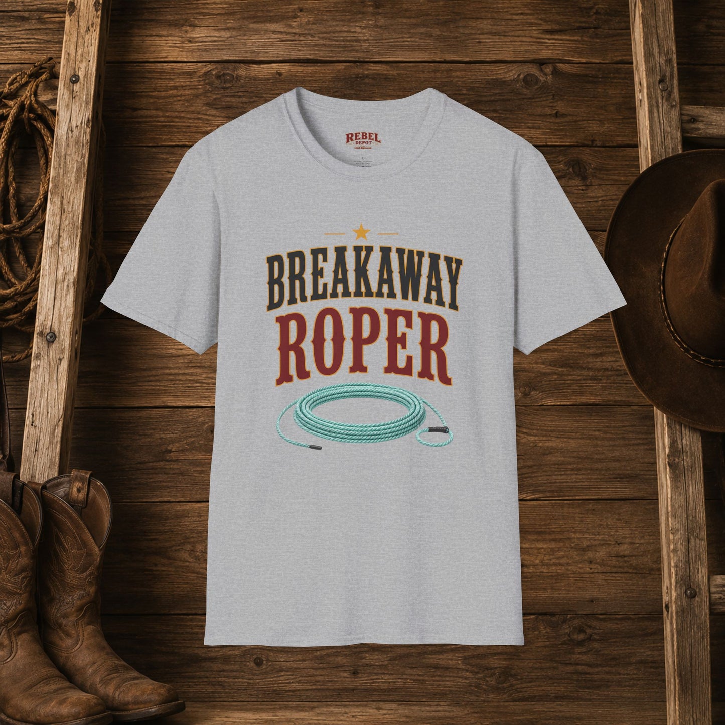 Breakaway Roper  Adult T-Shirt