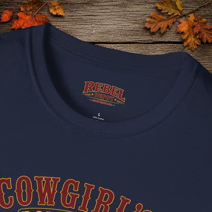 Cowgirls Reload  Adult T-Shirt