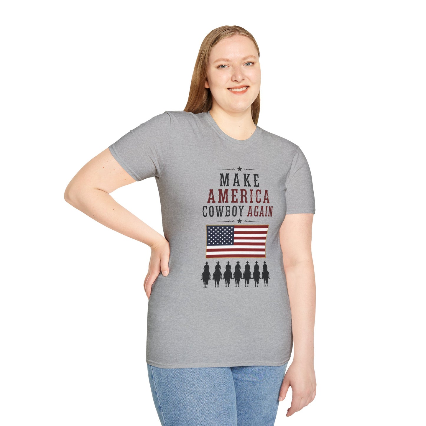 Make America Cowboy Again (Front) T-Shirt