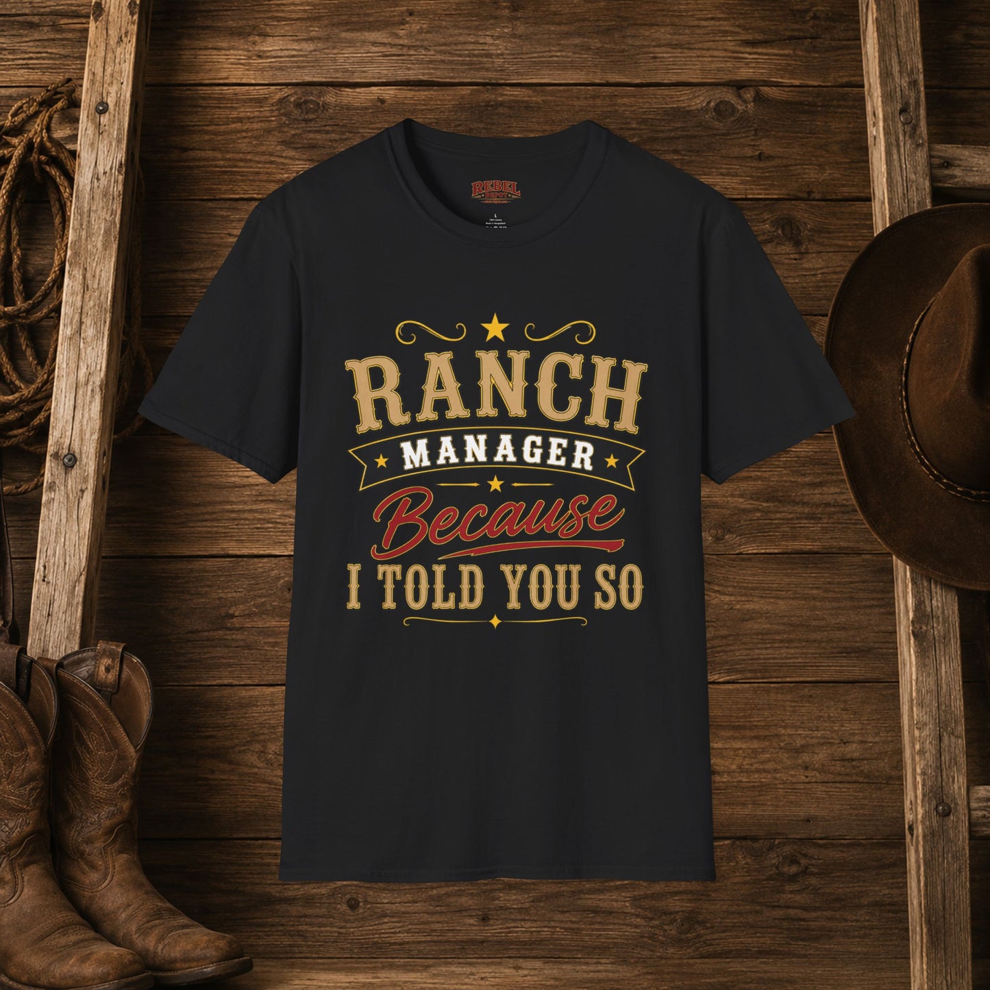 Ranch Manager  Adult Size T-Shirt