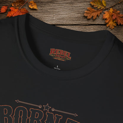 Born To Ride Bullrider  Adult T-Shirt