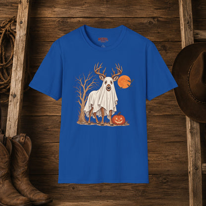 Patch Deer  Adult Size T-Shirt