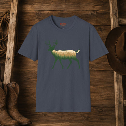 Wilderness Buck   Adult Size T-Shirt