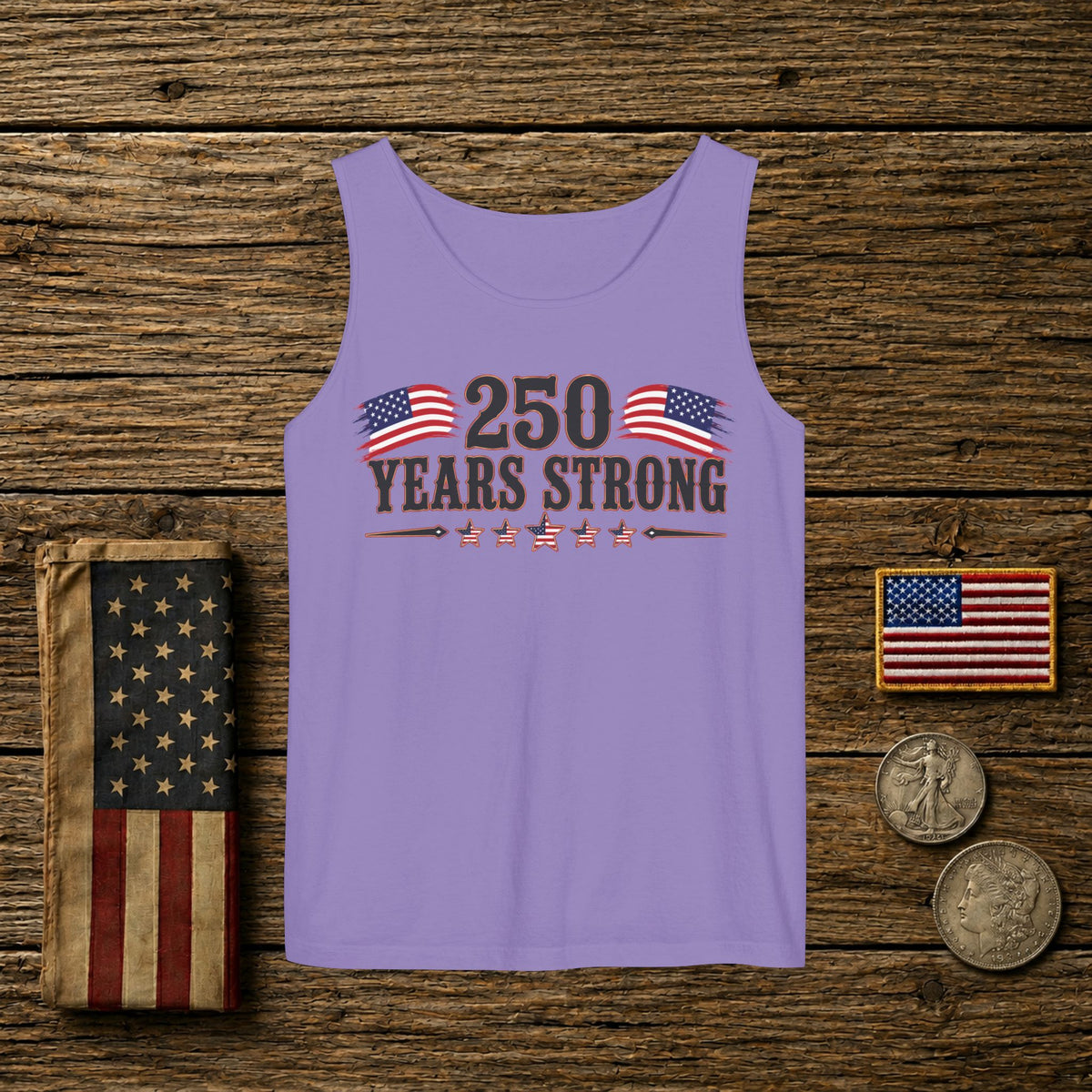 250 Years Strong   Adult Unisex Tank Top