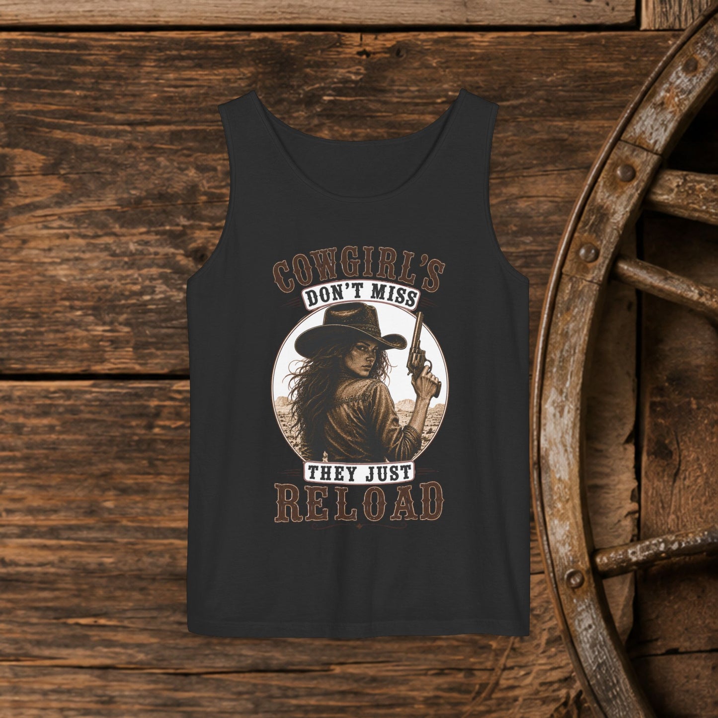 Cowgirls Reload  Adult Unisex Tank Top