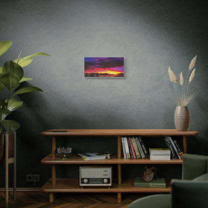 Farm Sunset Matte Canvas Art
