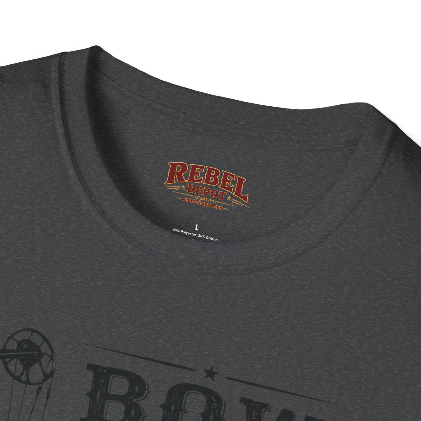 Bow Boots Coffee  Adult Size T-Shirt