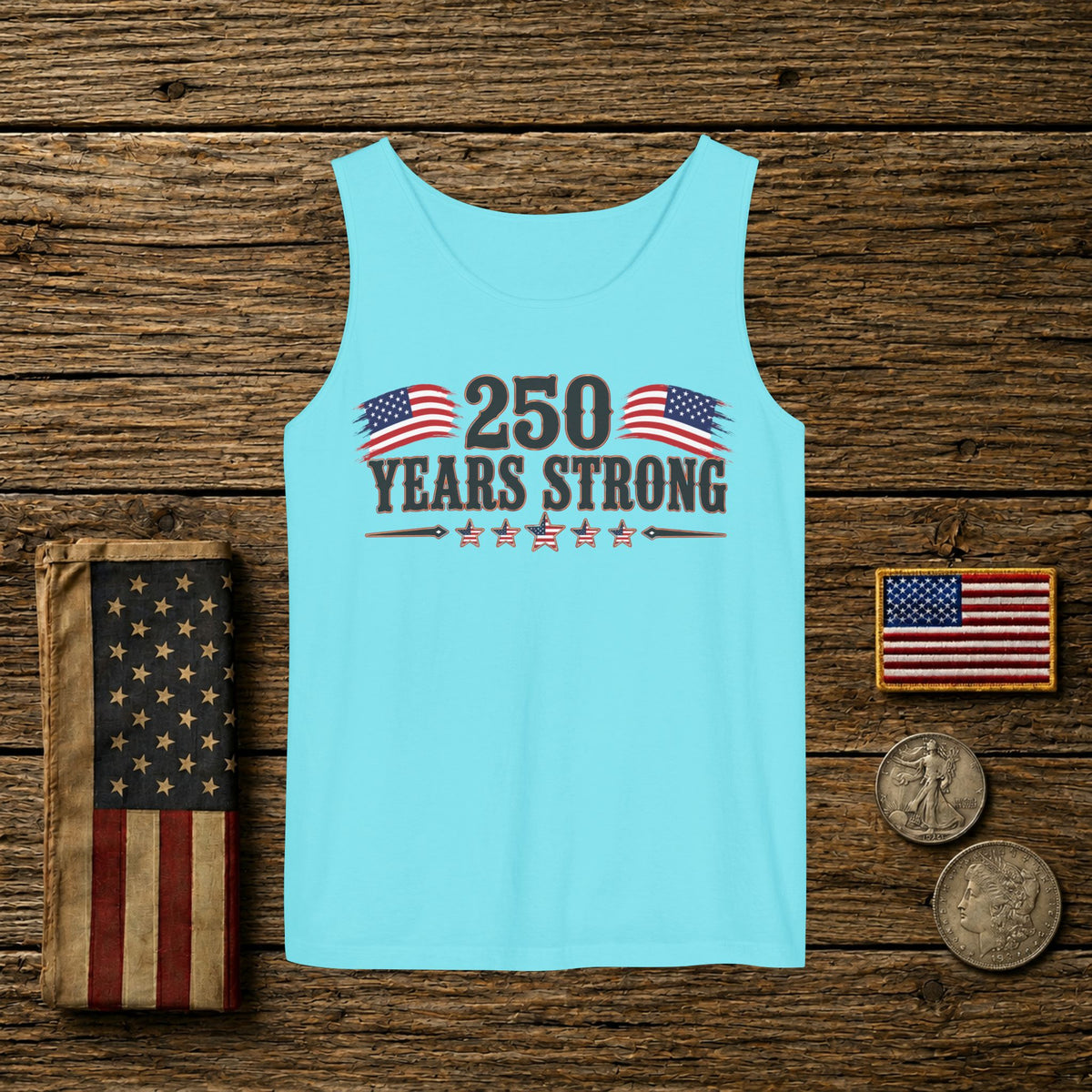 250 Years Strong   Adult Unisex Tank Top