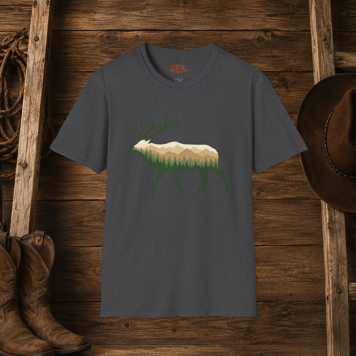 Wilderness Elk   Adult Size T-Shirt