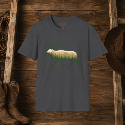 Wilderness Elk   Adult Size T-Shirt