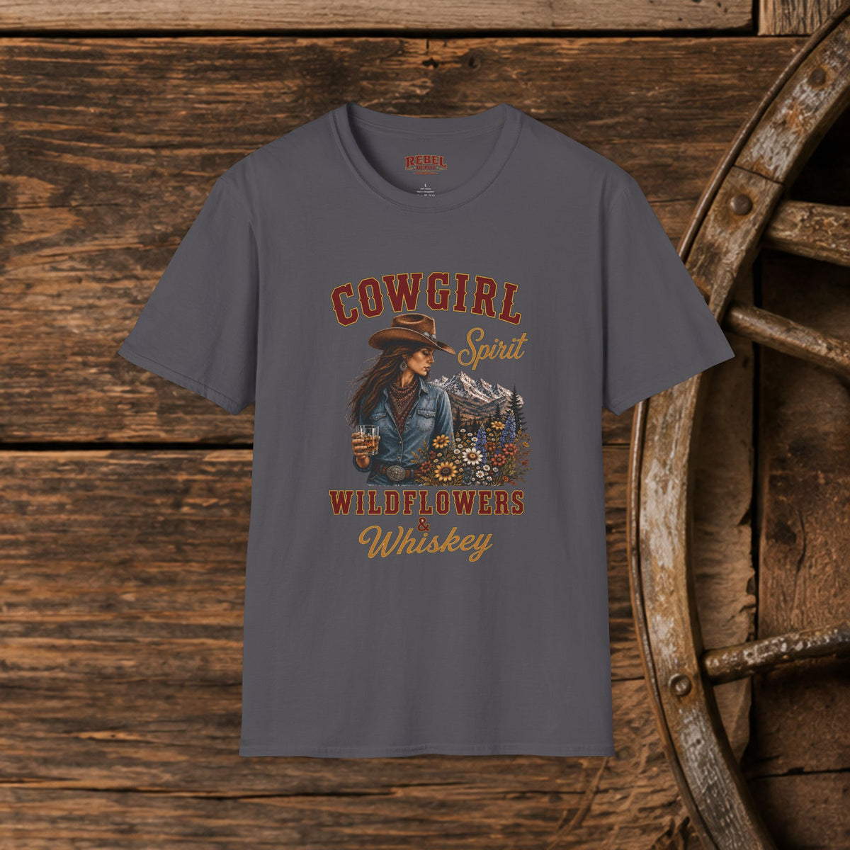 Cowgirl Spirit   Adult Size T-Shirt