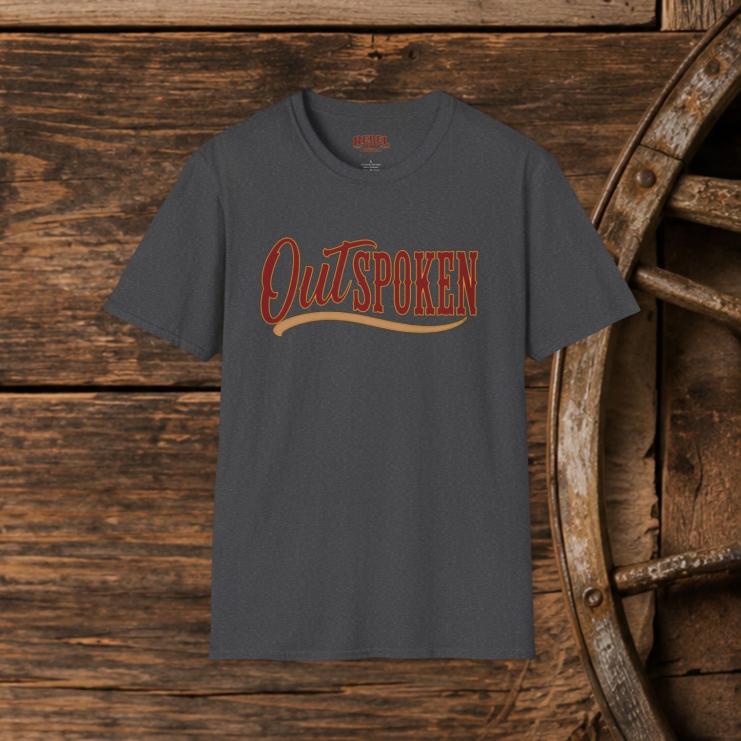 OutSpoken Cowgirl  Adult T-Shirt
