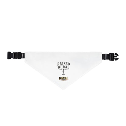 Raised Rural  Clip-on Pet Bandana