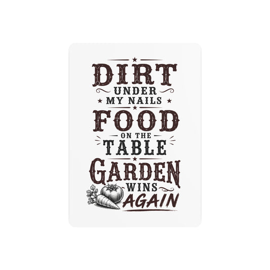 Garden Win  Metal Art Sign