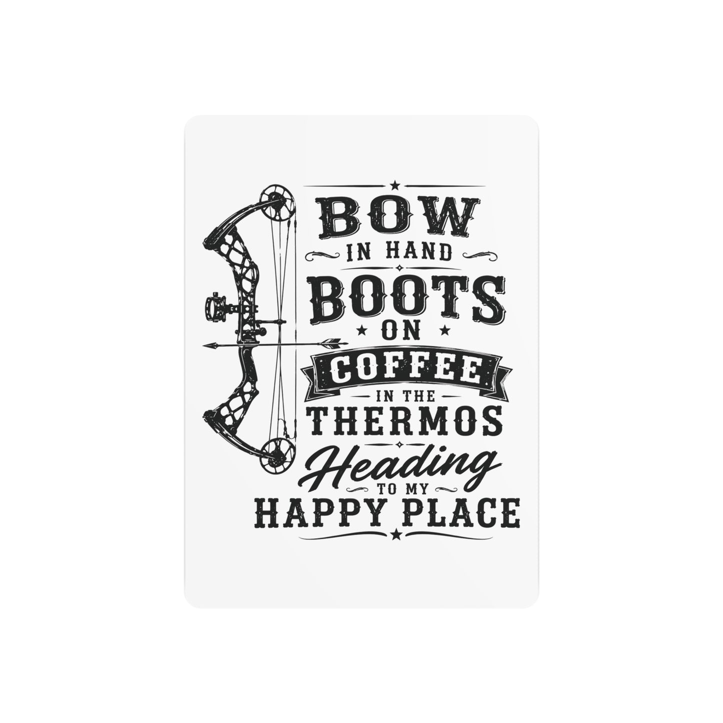 Bow Boots Coffee  Metal Art Sign