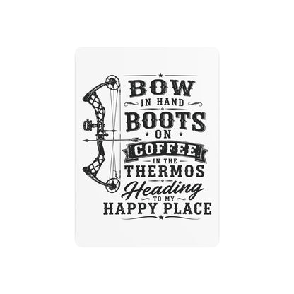 Bow Boots Coffee  Metal Art Sign