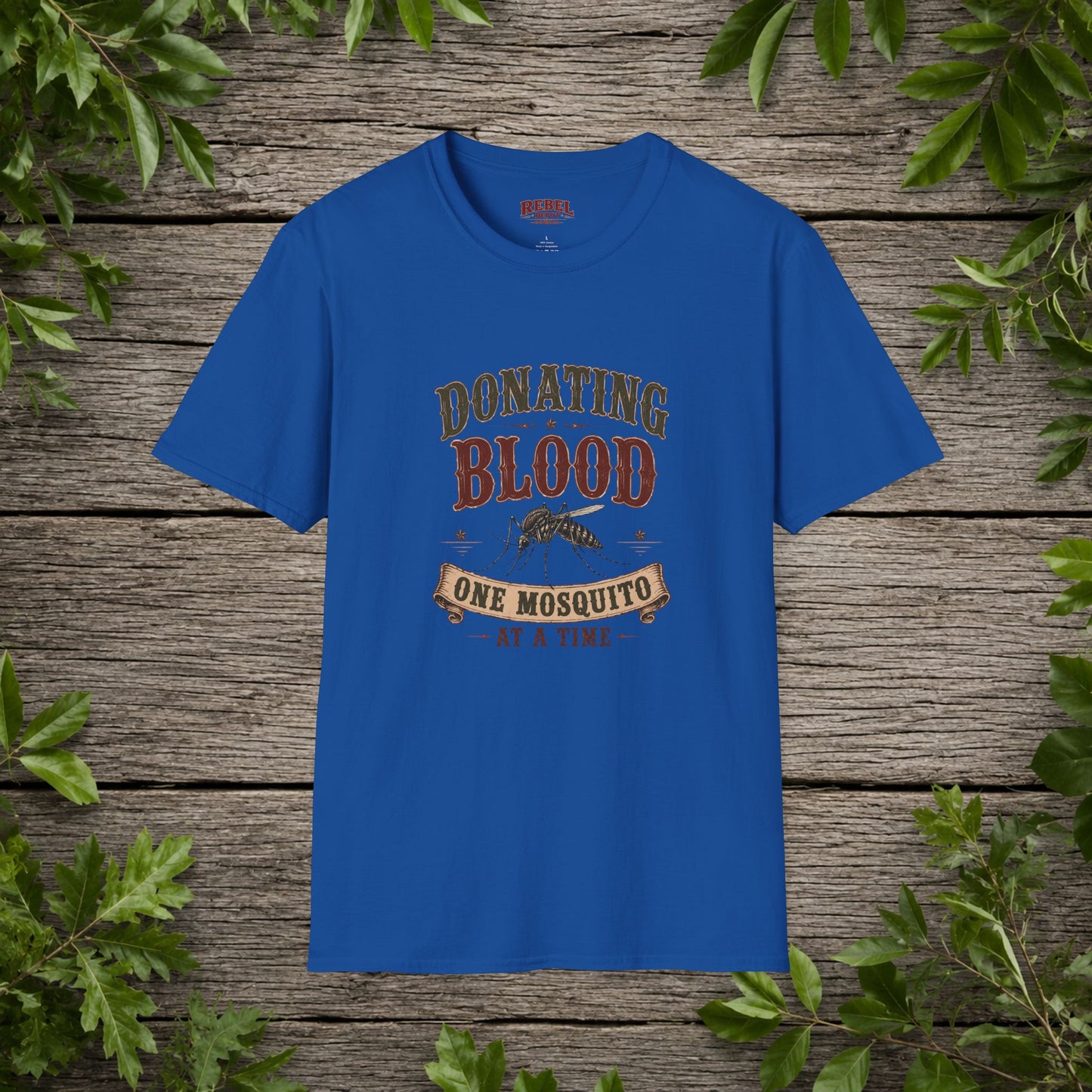 Donating Blood   Adult Size T-Shirt