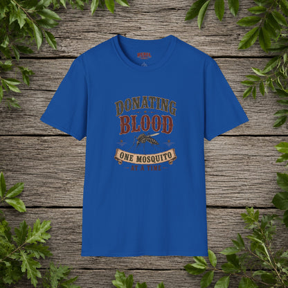 Donating Blood   Adult Size T-Shirt