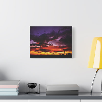 Ranch Sunset Matte Canvas Art