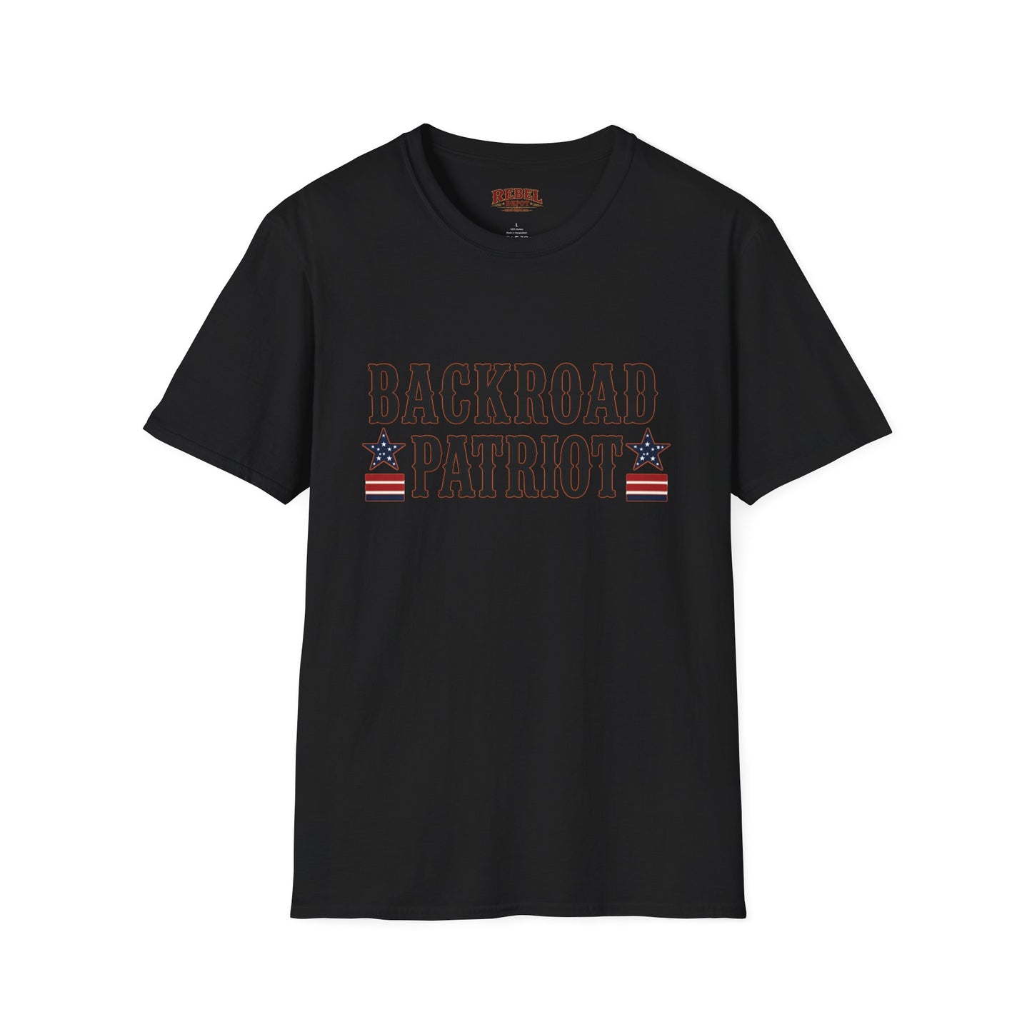 Backroad Patriot  Adult Size T-Shirt
