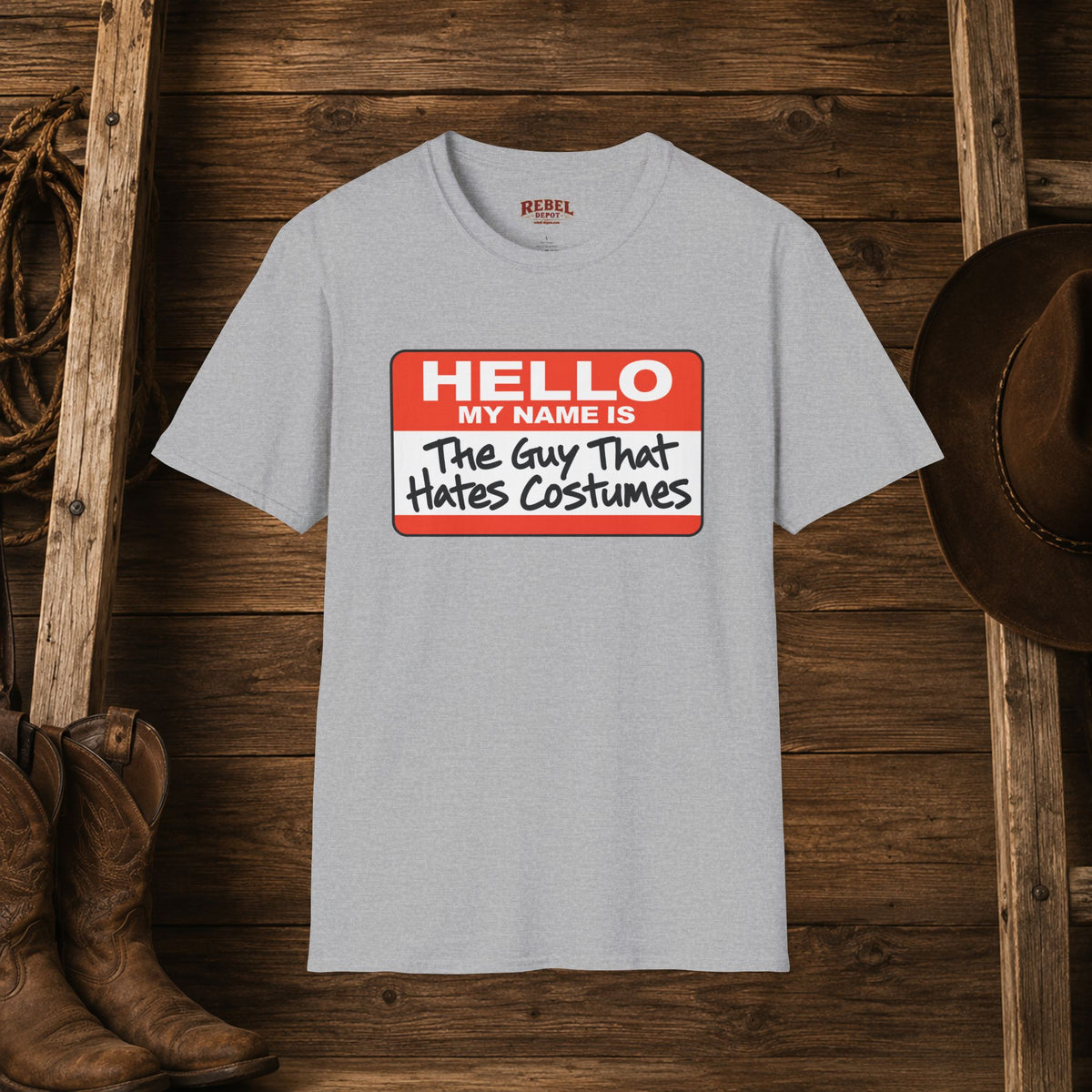 Guy That Hate's Costumes   Adult Size T-Shirt