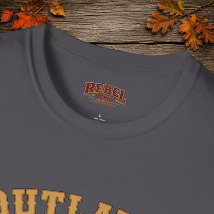 Outlaws Ride Wild   Adult Size T-Shirt