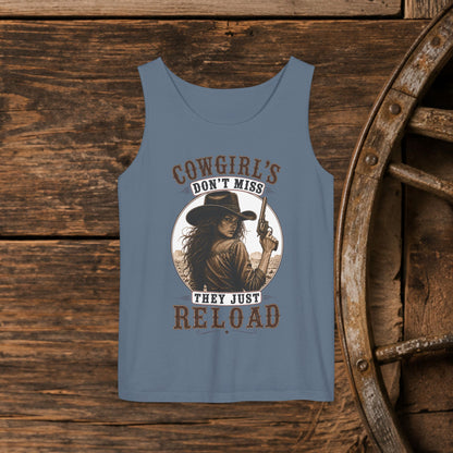 Cowgirls Reload  Adult Unisex Tank Top