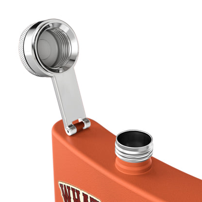 Happens At Campfire  Stainless Steel Flask, 6oz