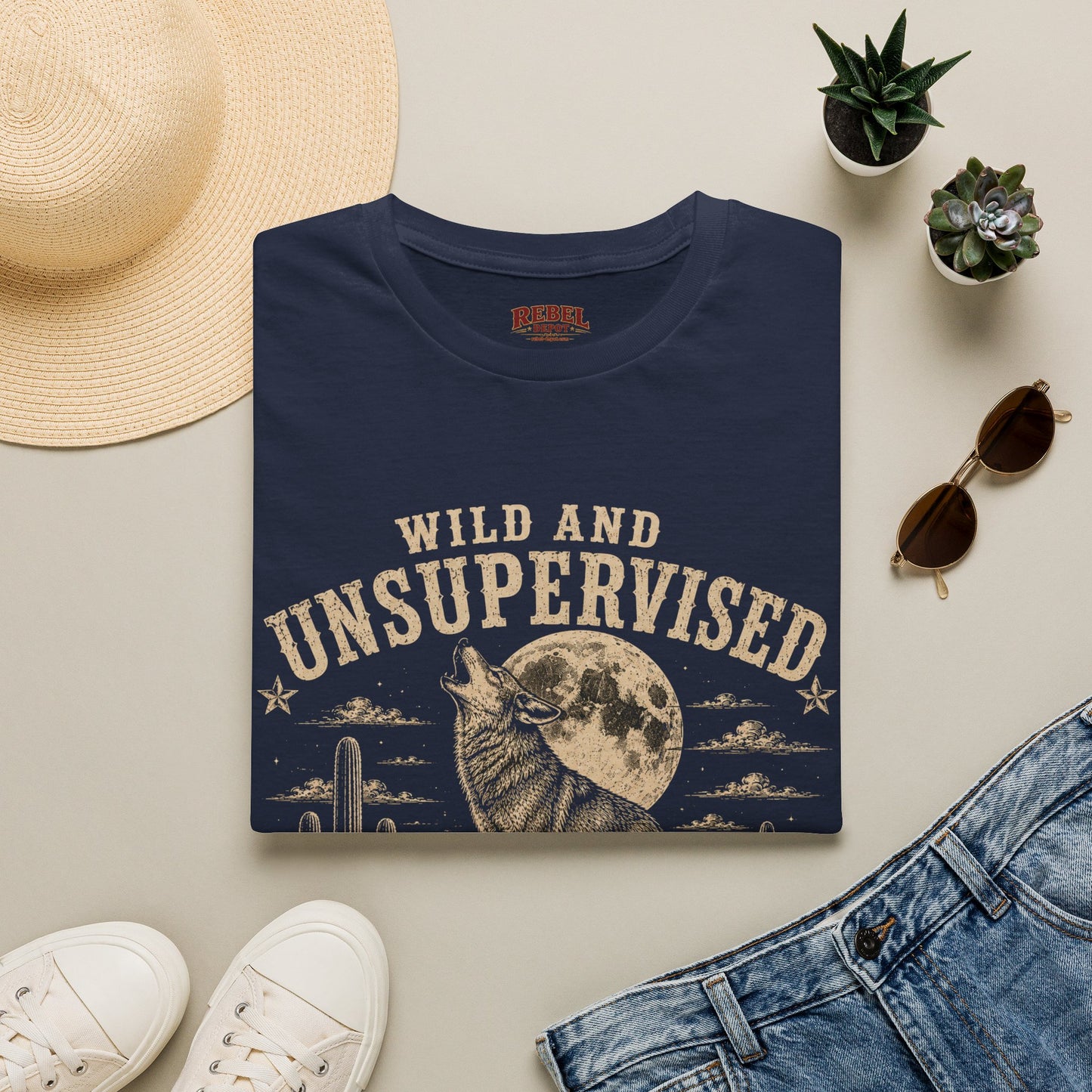 Wild and Unsupervised Cowboy T-Shirt