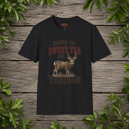 Sweet Tea And Venison   Adult Size T-Shirt