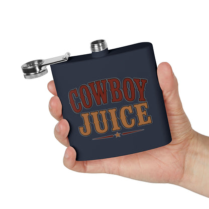 Cowboy Juice  Stainless Steel Flask, 6oz