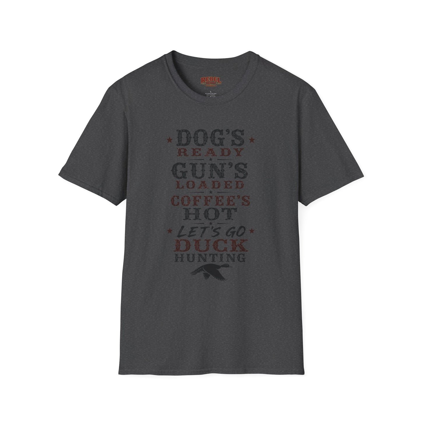 Dog Gun Duck  Adult Size T-Shirt