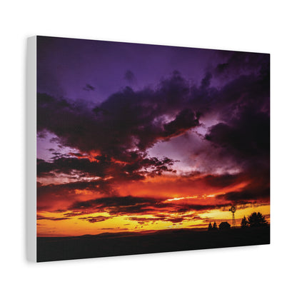 Ranch Sunset Matte Canvas Art