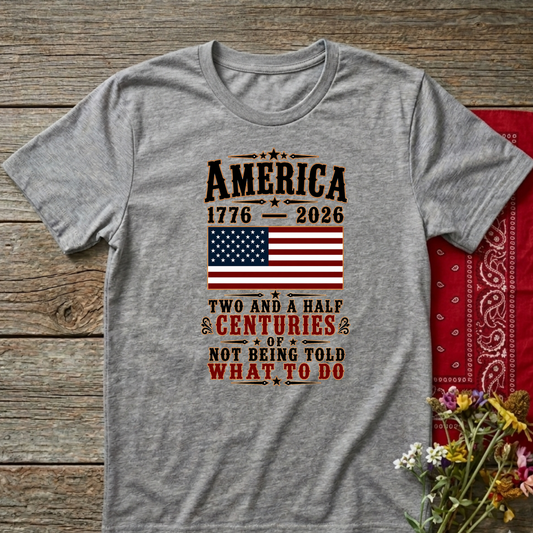 America 1776-2026  Adult Size T-Shirt