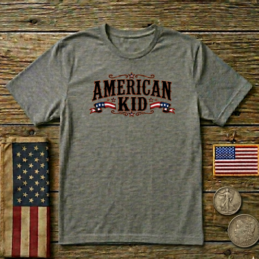 American Kid Patriot  Kids Size T-Shirts