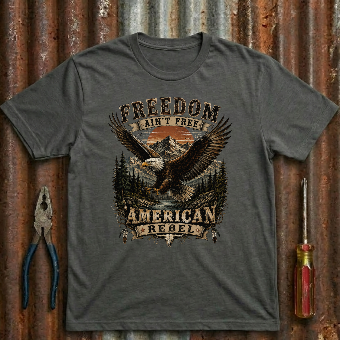 American Rebel Eagle Adult Size T-Shirt