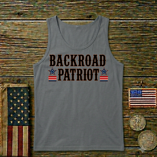 Backroad Patriot   Adult Unisex Tank Top