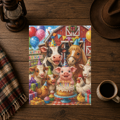 Barnyard Birthday  Kids' Puzzle 30-Piece