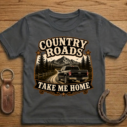 Country Roads Ford  Adult Size T-Shirt