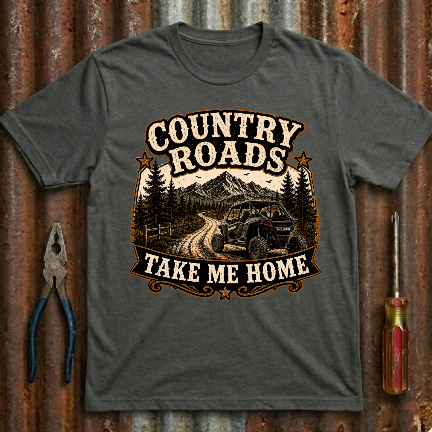 Country Roads SxS  Adult Size T-Shirt