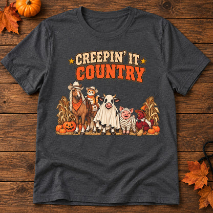 Creepin It Country   Adult Size T-Shirt