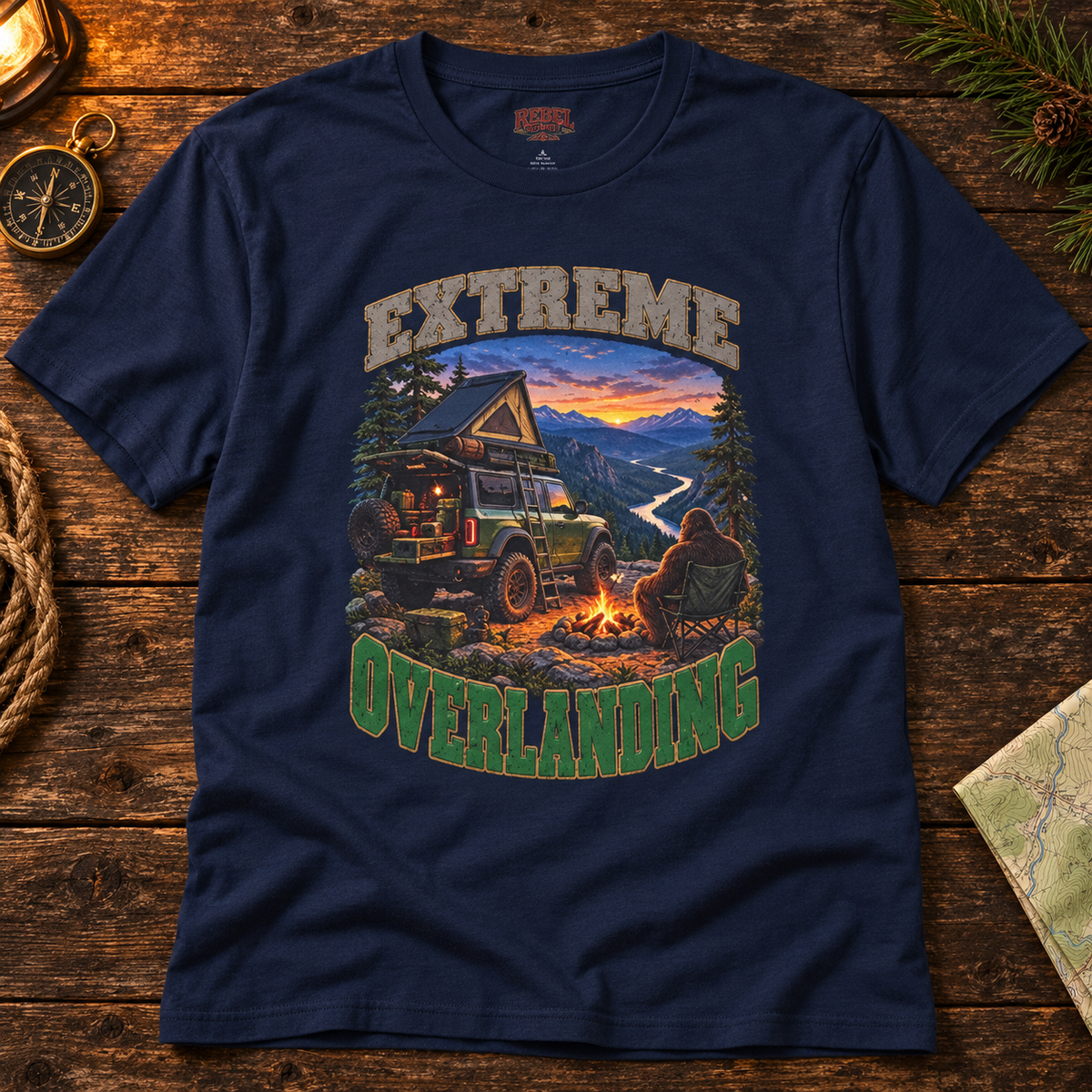 Extreme Overlanding   Adult Size T-Shirt