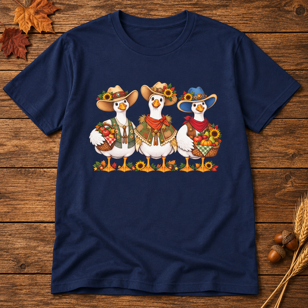 Fall Geese  Adult Size T-Shirt