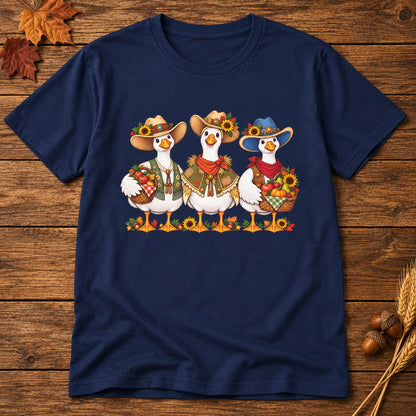 Fall Geese  Adult Size T-Shirt